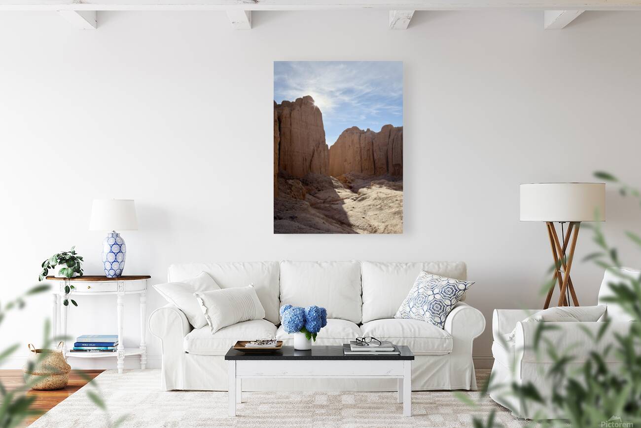 Chasing the light  -entrance to Mud Canyon Reproduction