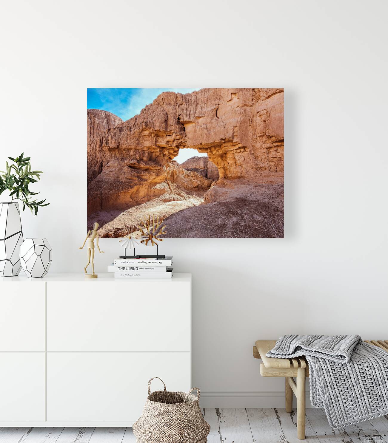 The Arch in Mud Canyon horizontal Reproduction