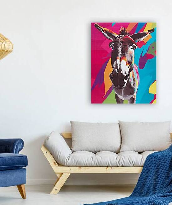 Pop Art Donkey by Leslie Affeldt Photography