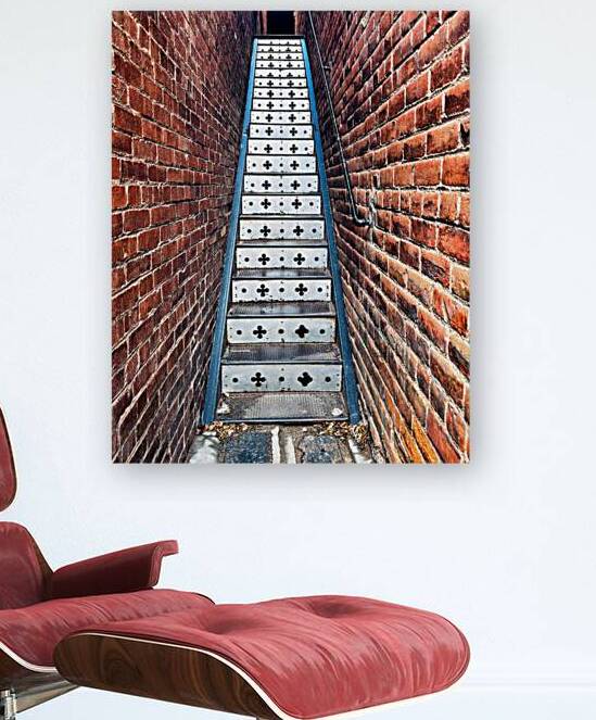 Bisbee Staircase -2 by Leslie Affeldt Photography