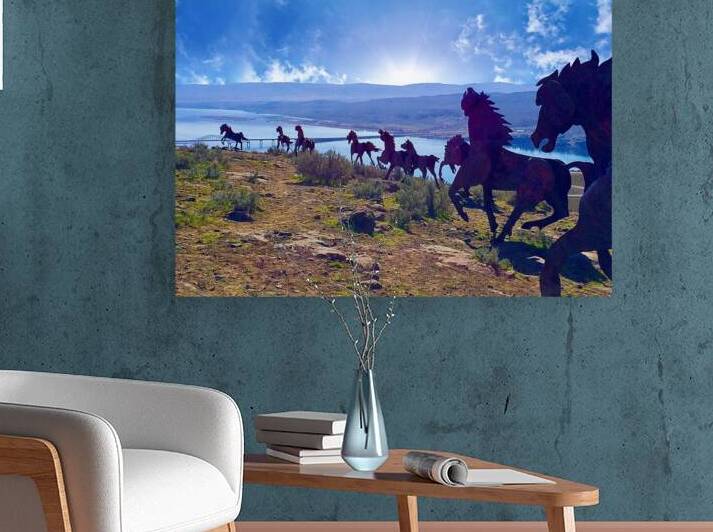 Wild Horses Monument by Leslie Affeldt Photography