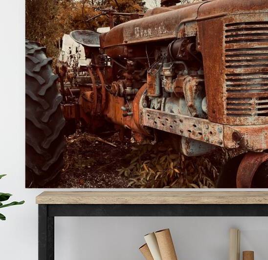 Vintage Farmall Tractor by Leslie Affeldt Photography