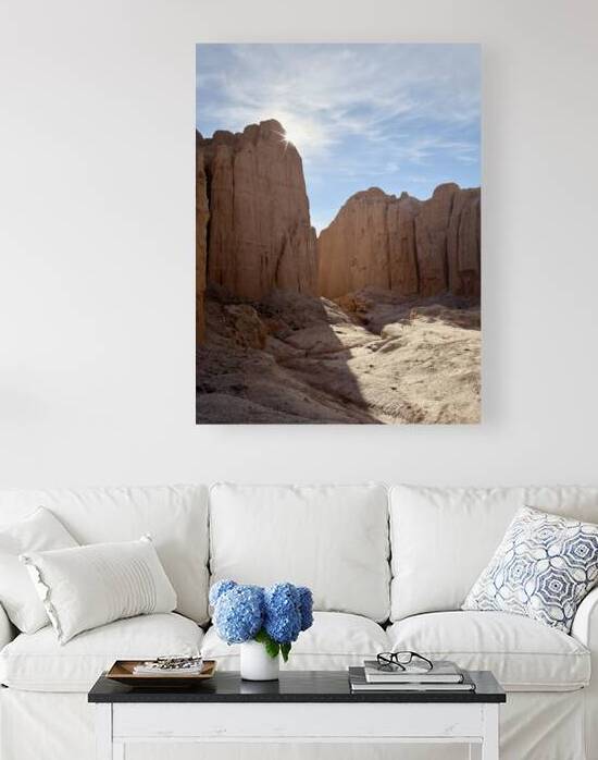 Chasing the light  -entrance to Mud Canyon by Leslie Affeldt Photography