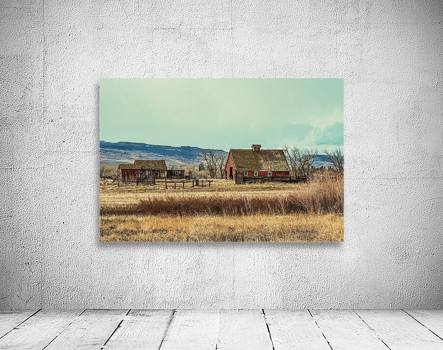 Rustic Farm Scene Wall Preview