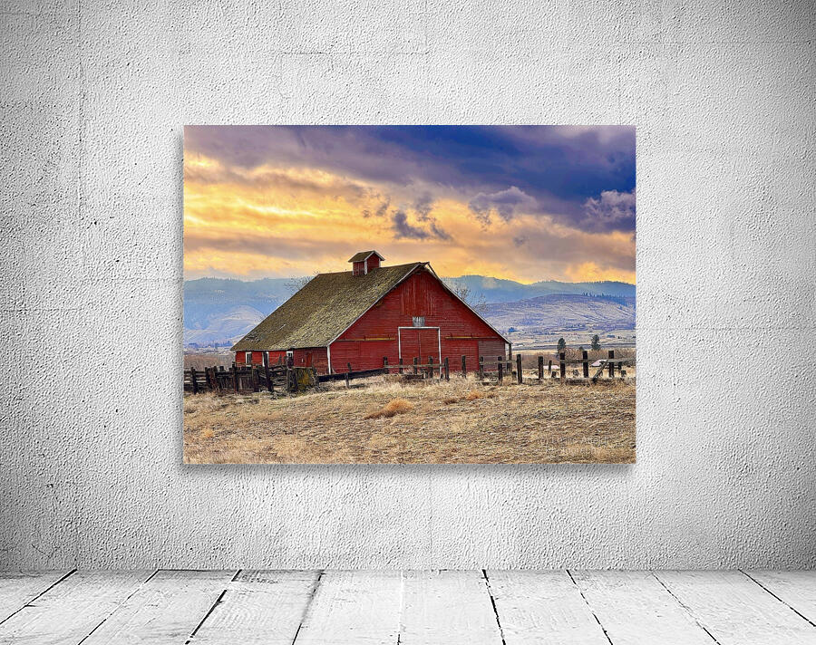 Sunset BArn Wall Preview