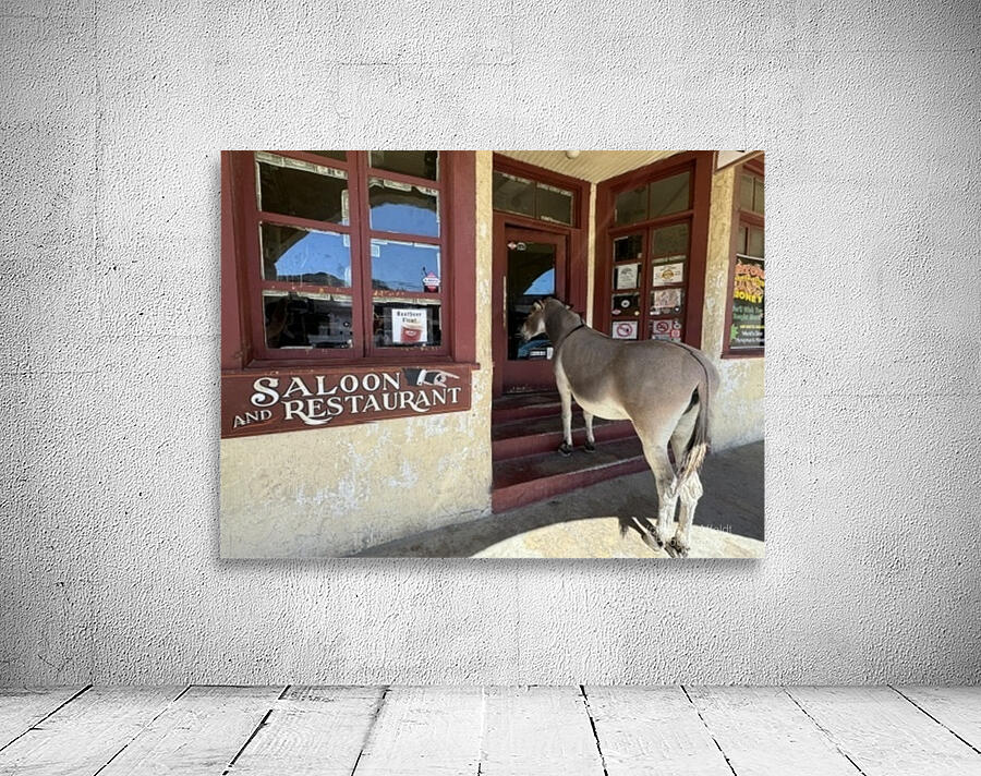 Lunchtime in Oatman Wall Preview