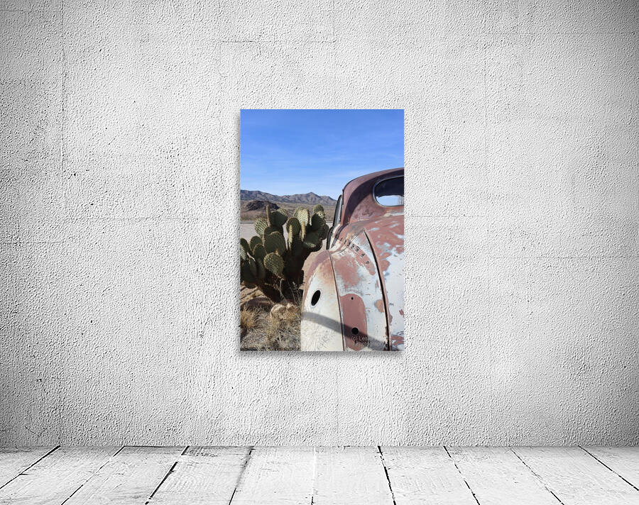 Old Cars and Cactus Wall Preview