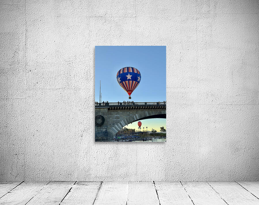 Balloons at the bridge -2 Wall Preview