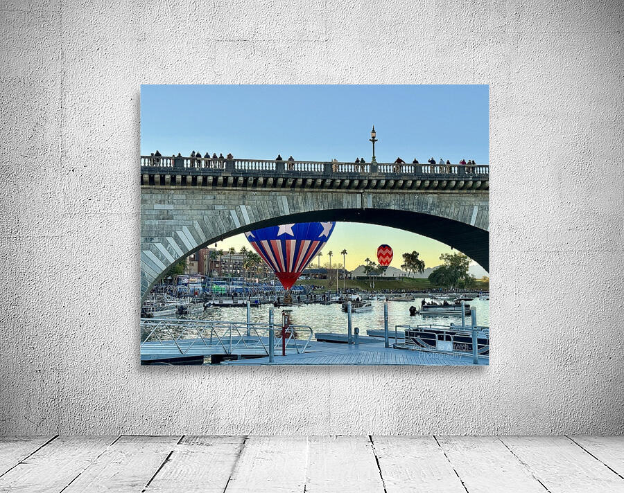 Balloons at the bridge -3 Wall Preview