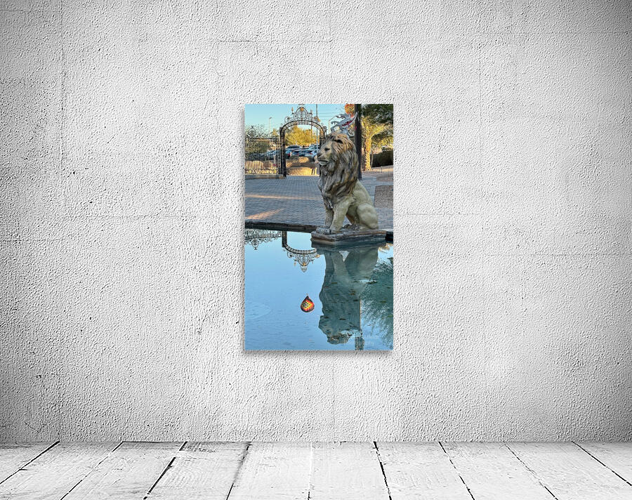 Reflection at the gate -1 Wall Preview