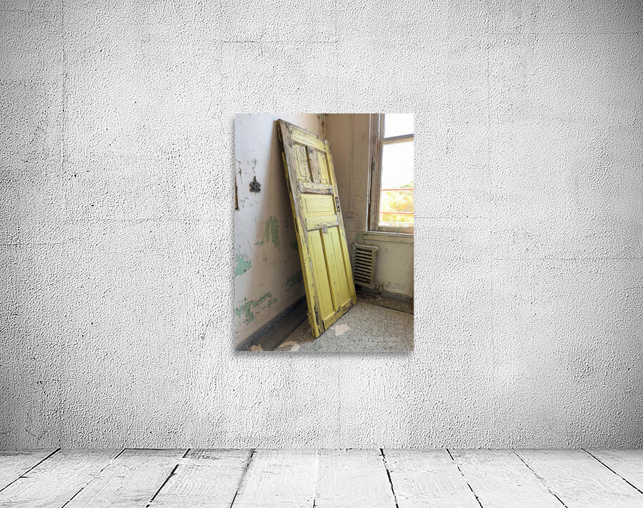 Old yellow door -2 Wall Preview