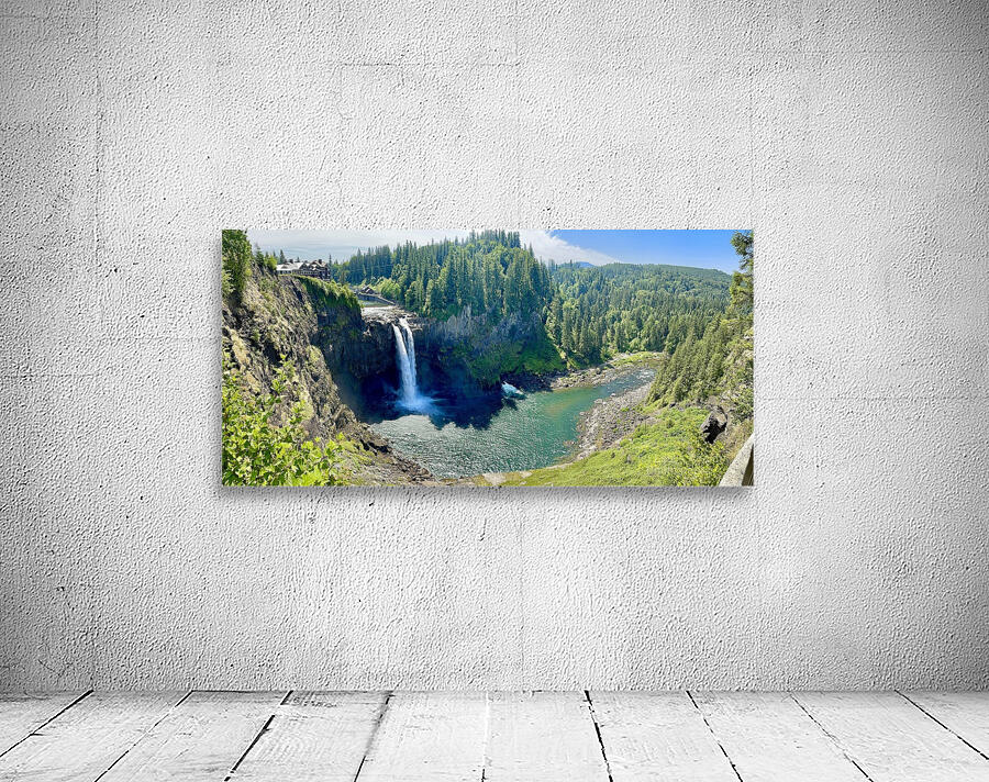 Snoqualmie Falls -panoramic Wall Preview