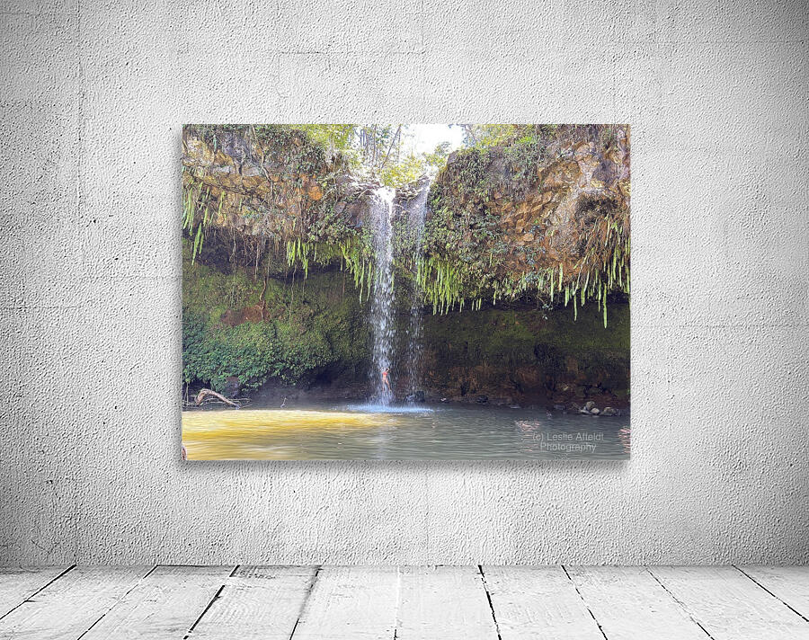 Upper falls Twin Falls Maui Hawaii Wall Preview