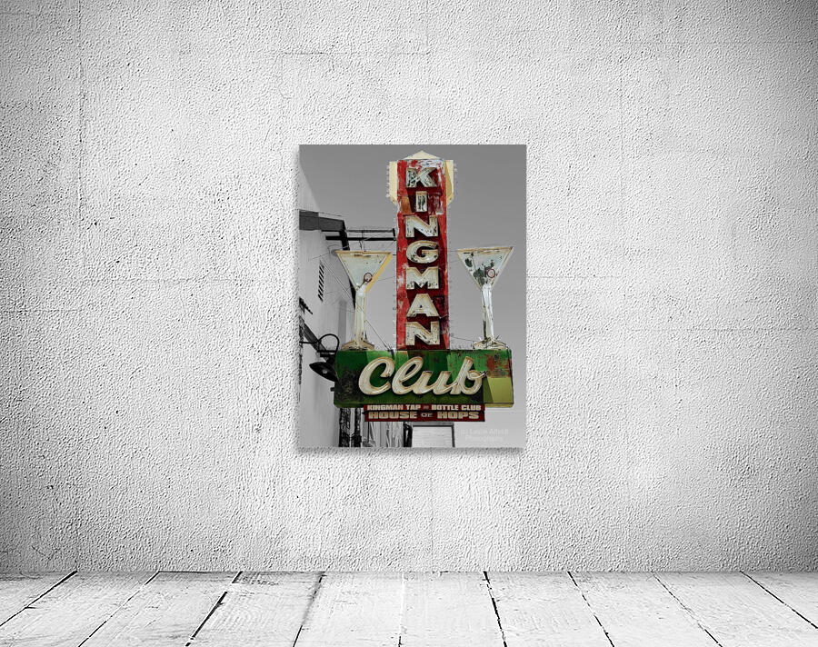 Kingman Club vintage sign Wall Preview