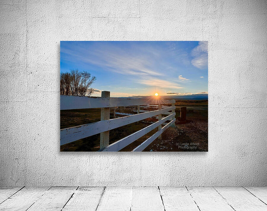 Split Rail Sunset Wall Preview