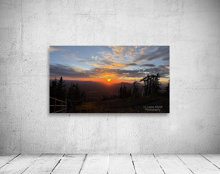 Sunset at Snowbowl -5 Wall Preview