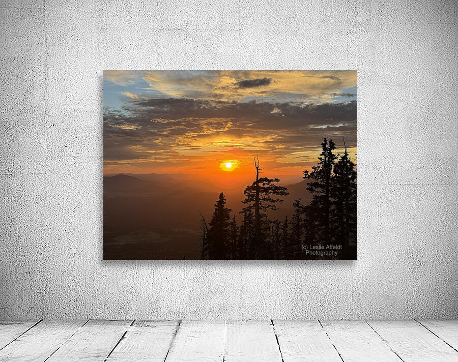 Sunset at Snowbowl -1 Wall Preview