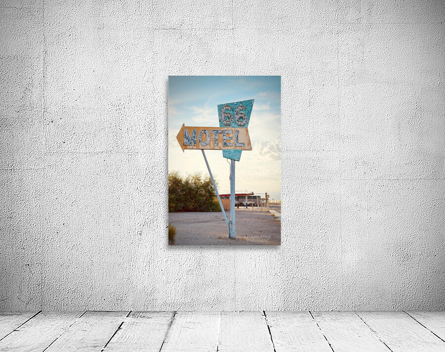 The 66 Motel - Needles California sign Wall Preview