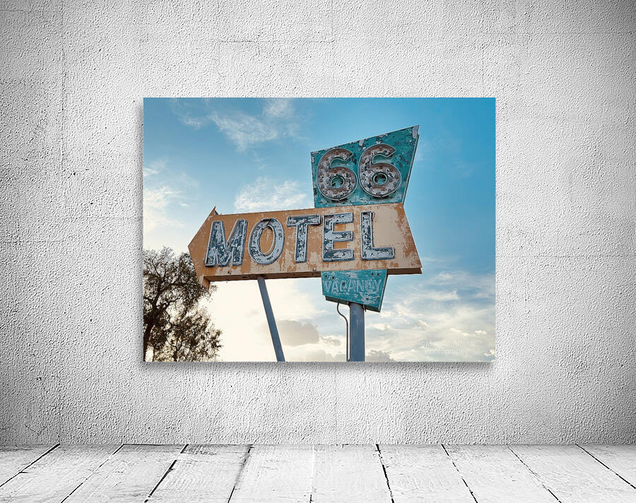 The 66 Motel - Needles California sign Wall Preview
