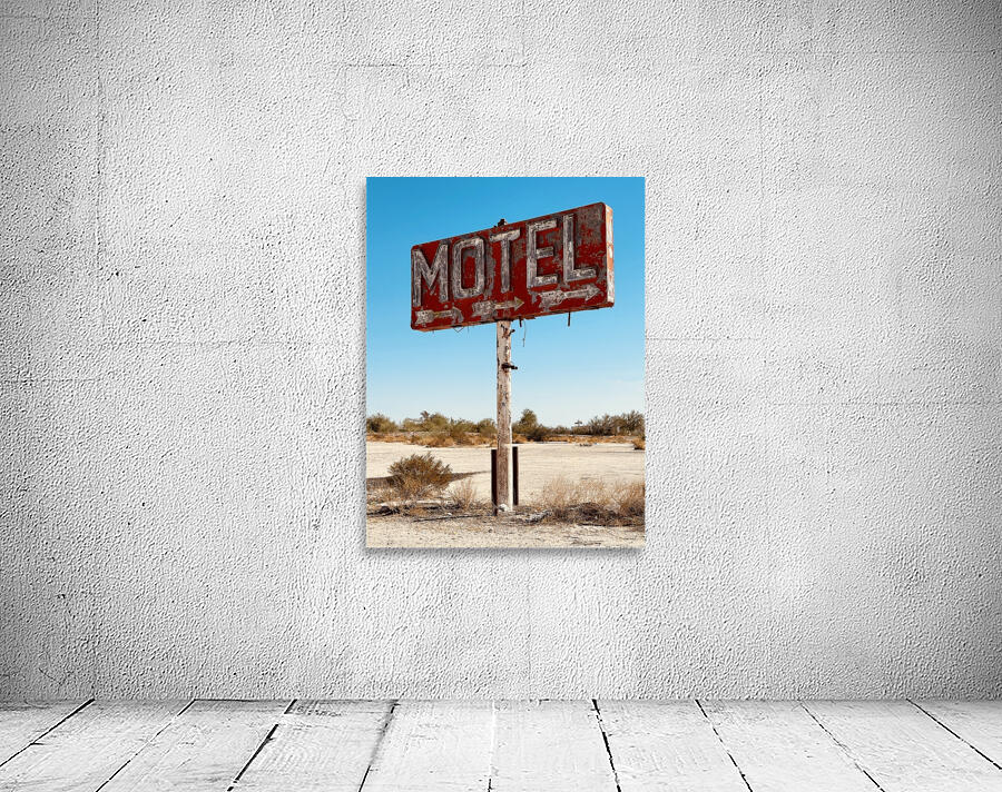 Whiting Bros Motel sign Yucca Arizona Route 66 Wall Preview