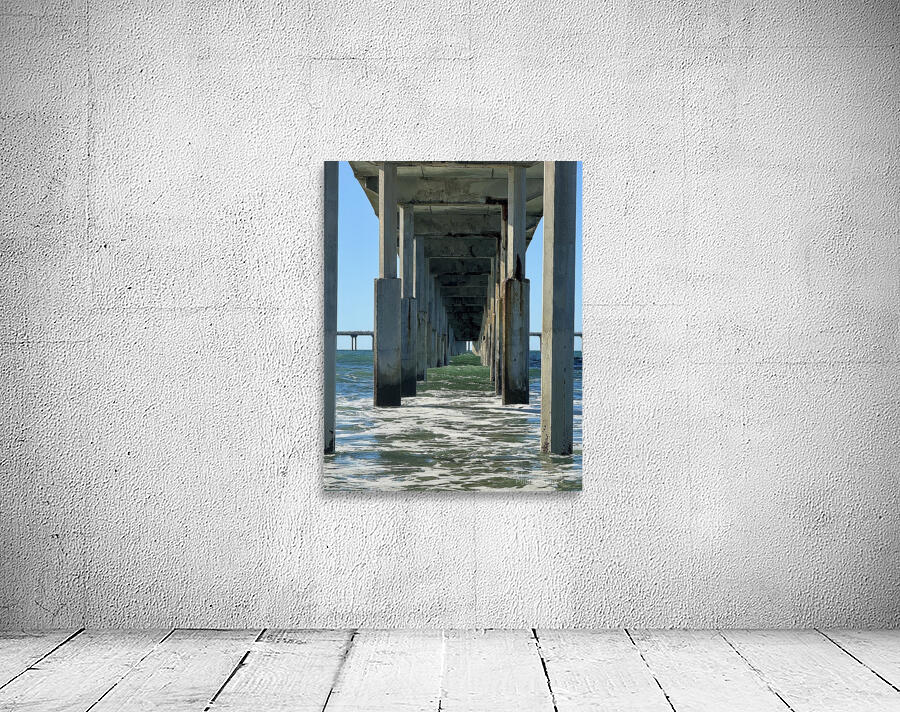 The pier at Ocean Beach San Diego - color Wall Preview