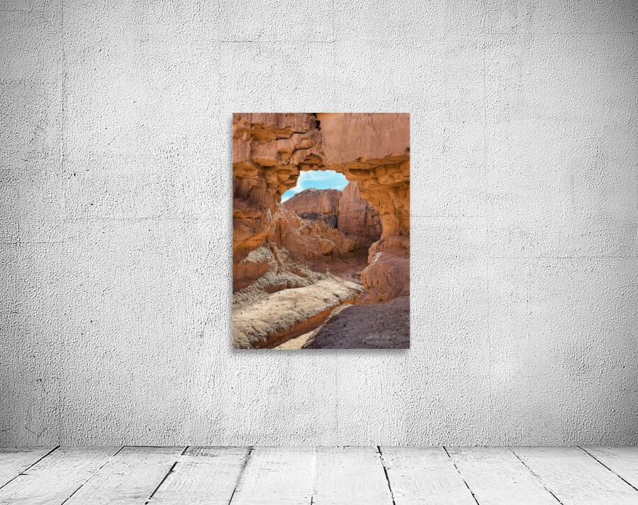 The Arch in Mud Canyon vertical Wall Preview