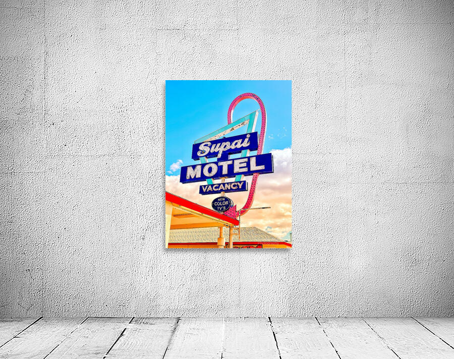 Supai Motel - retro  Wall Preview