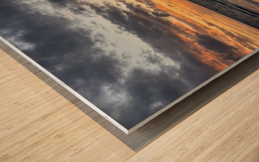 Unsettled Sky 2 Wood print