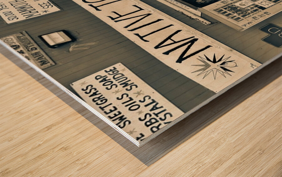 Oatman in a Nutshell Wood print