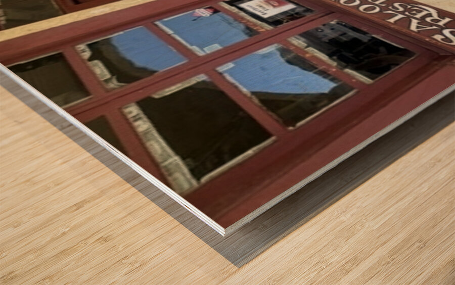 Lunchtime in Oatman Wood print