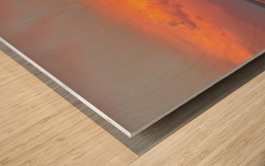 Storm Approaching  Wood print