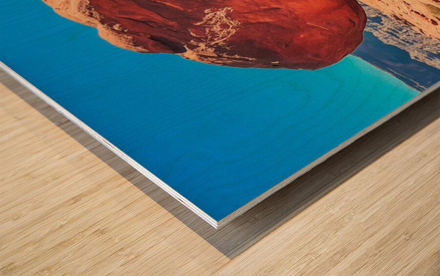 Balance Rock Wood print