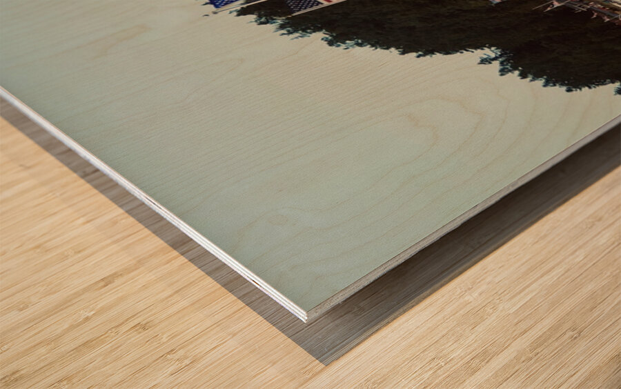 Americana Wood print