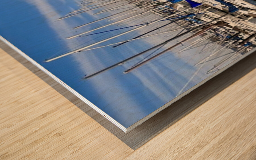 Everett Marina Wood print