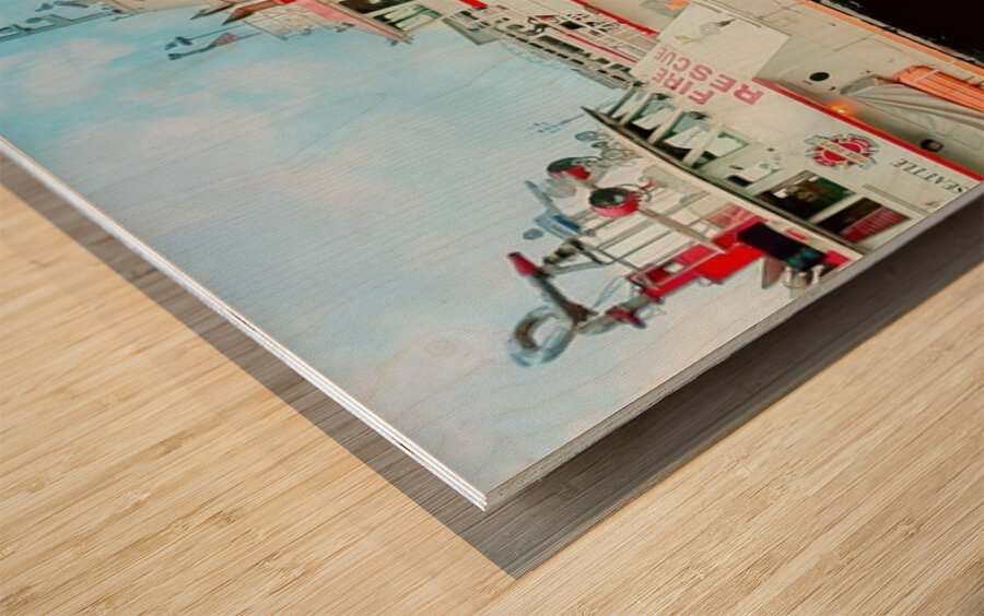 Chief Seattle Fire Boat  -1 Wood print