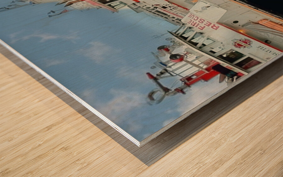 Chief Seattle Fire Boat -2 Wood print