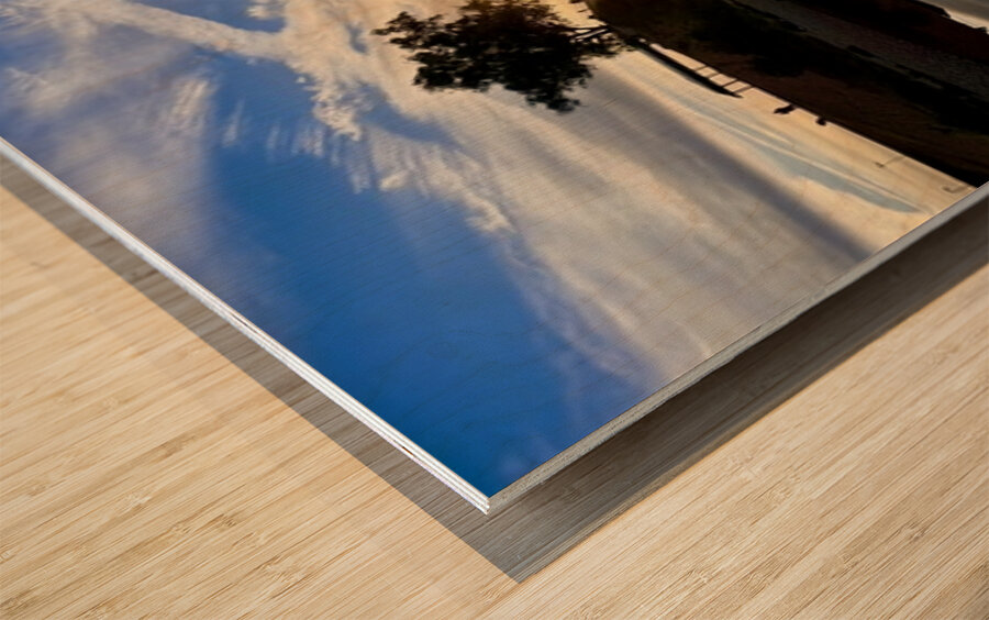 Sunrise on the Colorado -1 Wood print