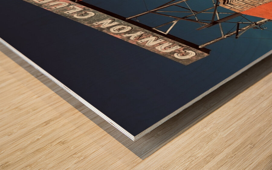 The Canyon Club Wood print