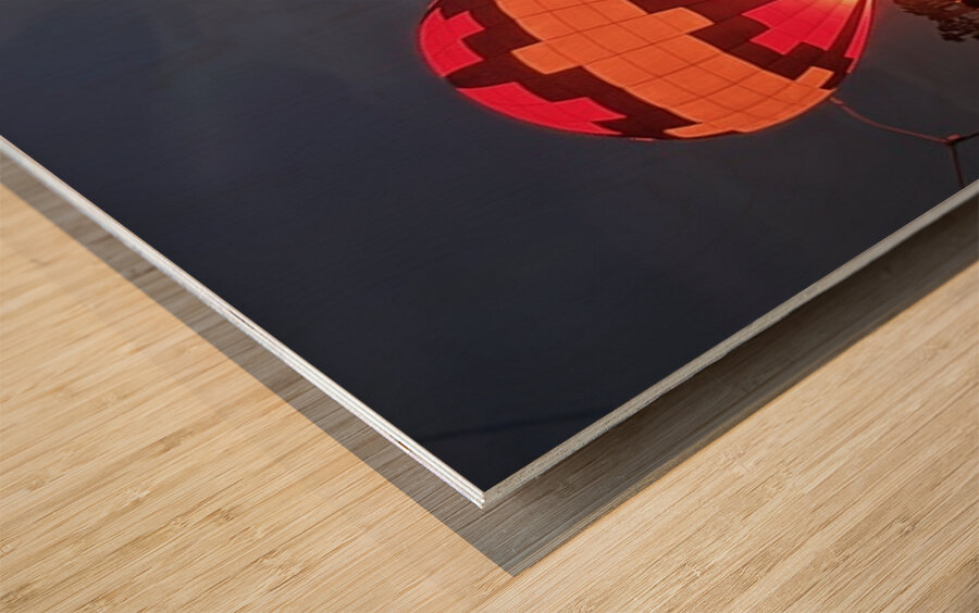 Night Glow Bullhead City 2 Wood print