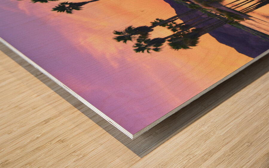 Sunset at Davis Camp -1 Wood print