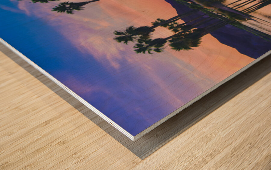 Sunset at Davis Camp -2 Wood print