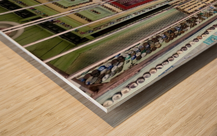 Locked up by Time Wood print