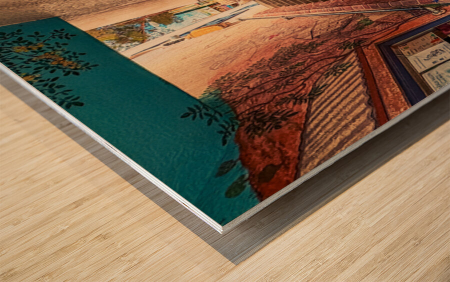 Bisbee Staircase -1 Wood print