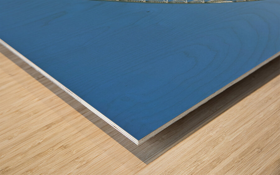 The bridge at Topock Wood print