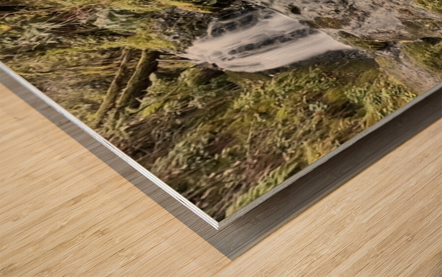 Oregon Waterfall Wood print