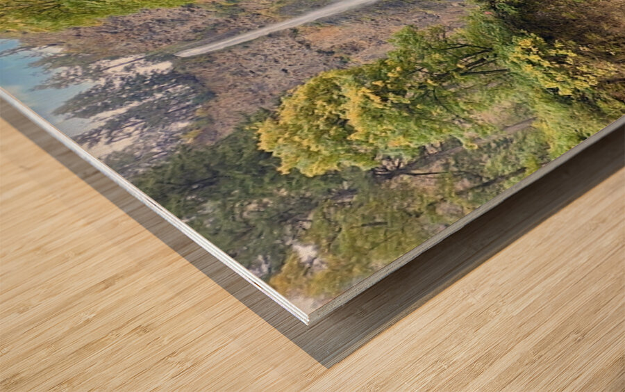 Multnomah Falls Wood print