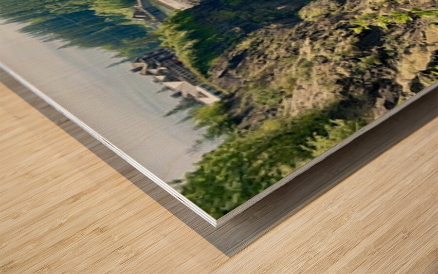 Snoqualmie Falls -panoramic Wood print