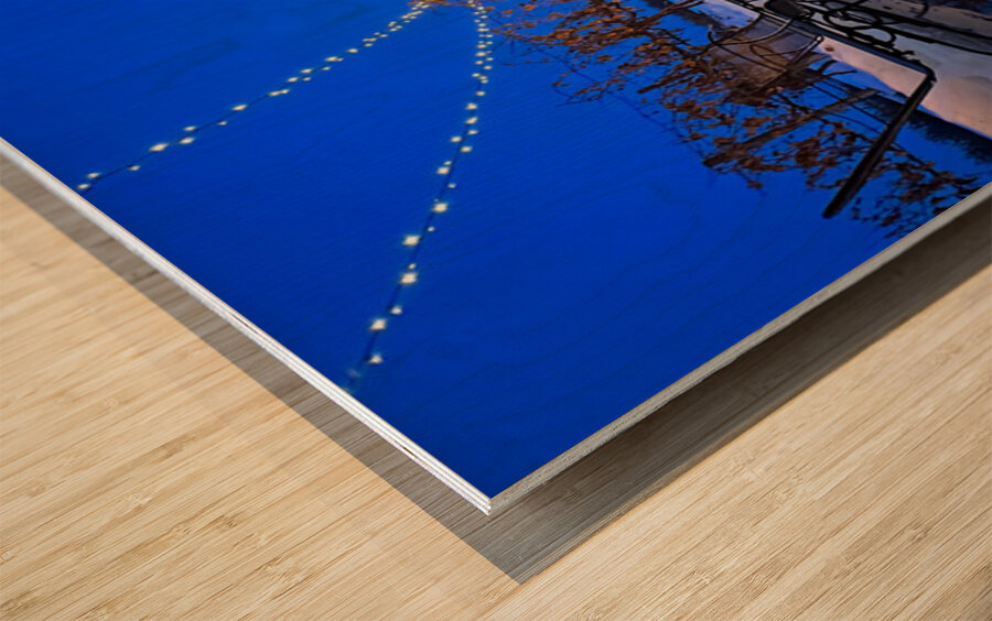 Winter Wine Wood print