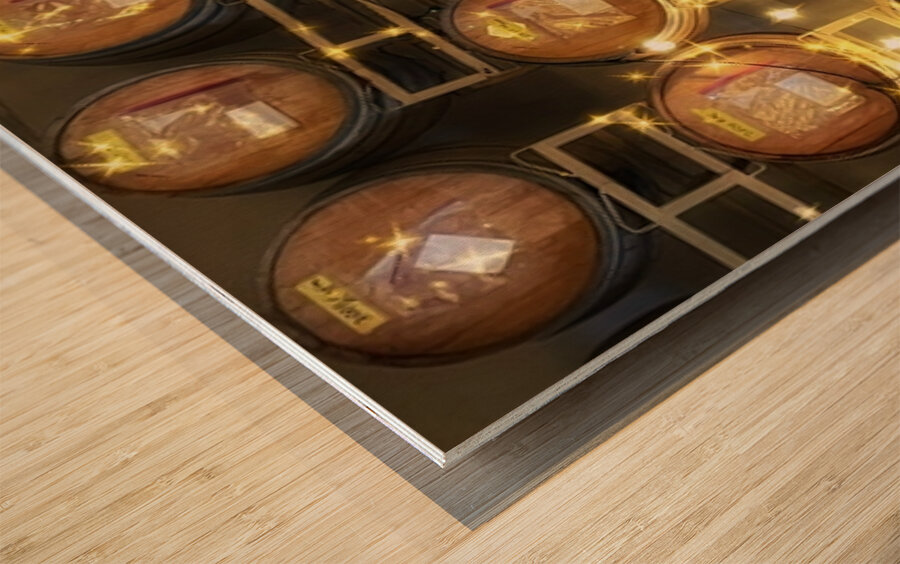 The Barrel Room Wood print