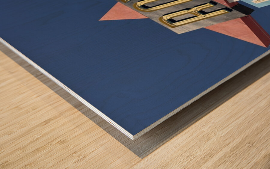 Roy’s Historic Motel Wood print